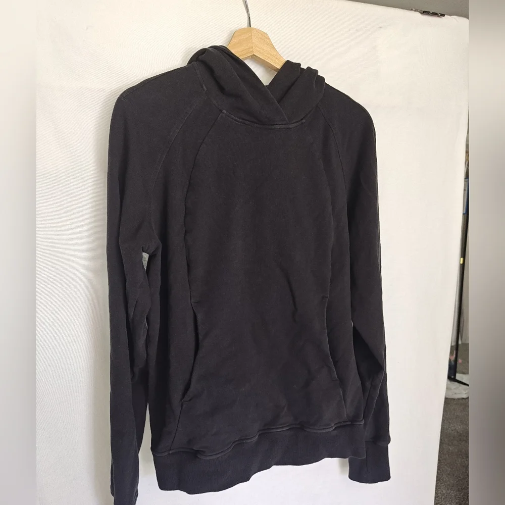 Lululemon‎ Scuba Pullover Hoodie Hooded Sweatshirt Black Est. 8 Medium Large